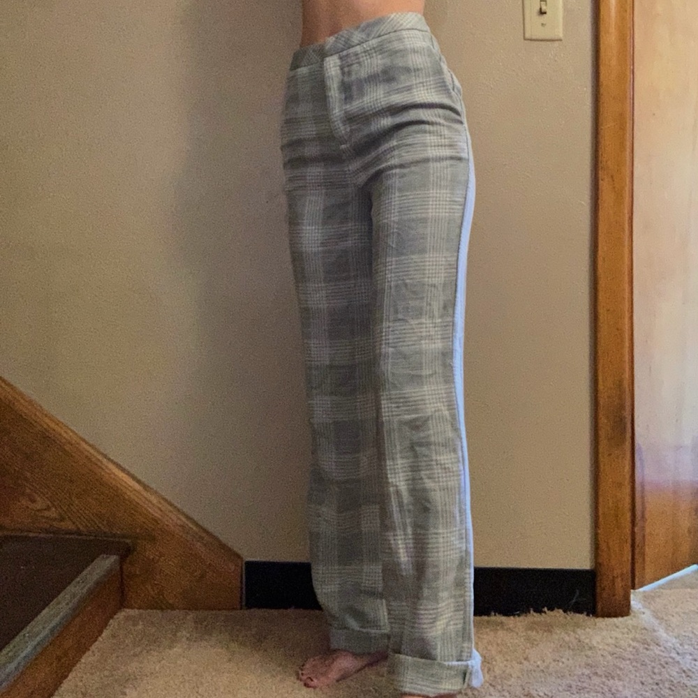 h&m gingham dress pants